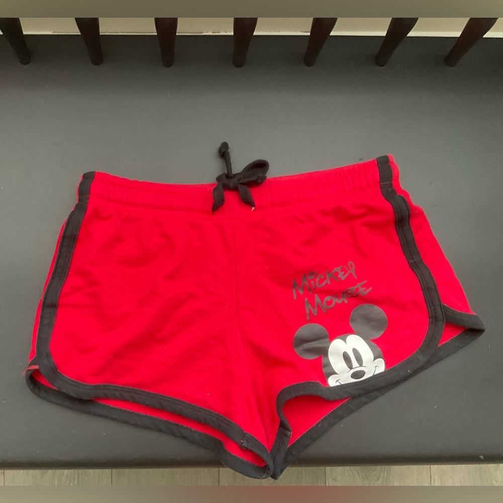 Red Mickey Mouse Shorts